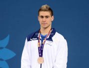   محطماً رقماً قياسياً: السباح اليافي مارك حناوي يحصل على الميدالية البرونزية في باكو